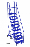 Mobile ladder Rotates In Place (RIP) 8 step to 13 step