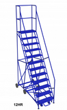Mobile ladder Rotates In Place (RIP) 8 step to 13 step