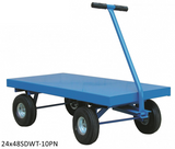 Wagon truck 24 x 48 with 10" pneumatic wheels