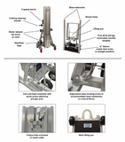 Material lift Series 2500 w/brake 800 LB maximum load