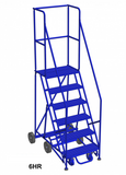 Mobile ladder Rotates In Place (RIP) 6 step and 7 step
