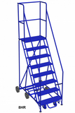 Mobile ladder Rotates In Place (RIP) 8 step to 13 step