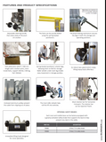 Material lift Series 2600 w/brake 1,100 LB maximum load