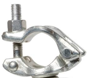Swivel bolt clamp half