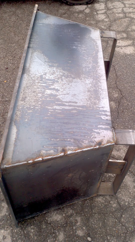 Mortar box steel 10 cubic feet