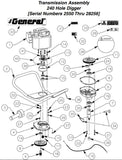 Cable throttle for M240H digger