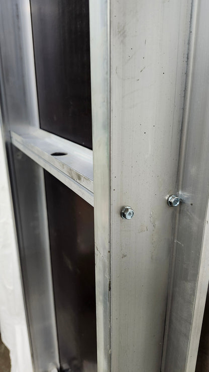 Platform aluminum with marine plywood deck