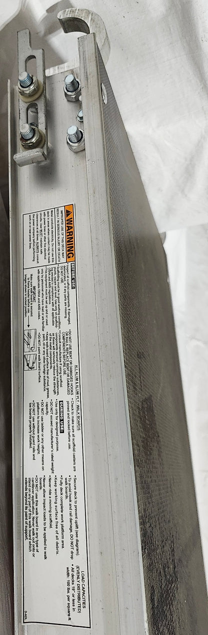 Platform aluminum with marine plywood deck