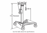 R-100 ROUST-A-BOUT, MAX HEIGHT 15’ (1,500 LBS MAX LOAD)