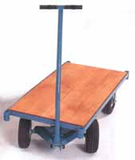 Wagon truck 24 x 48 with 10" pneumatic wheels