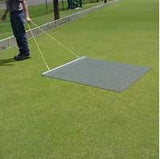 Drag mat steel c/w tow bar, pull rope and handle in two sizes
