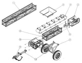 End truss 2 foot at opposite end of motor