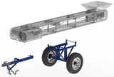 Special Order Conveyor, modular 16 foot, Honda 5.5 HP c/w hopper non returnable