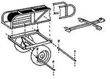 Axle assemblies for portable conveyors