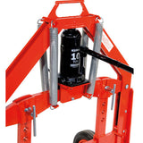 Brick splitter maximum cutting height 9.25" / length 25.6"